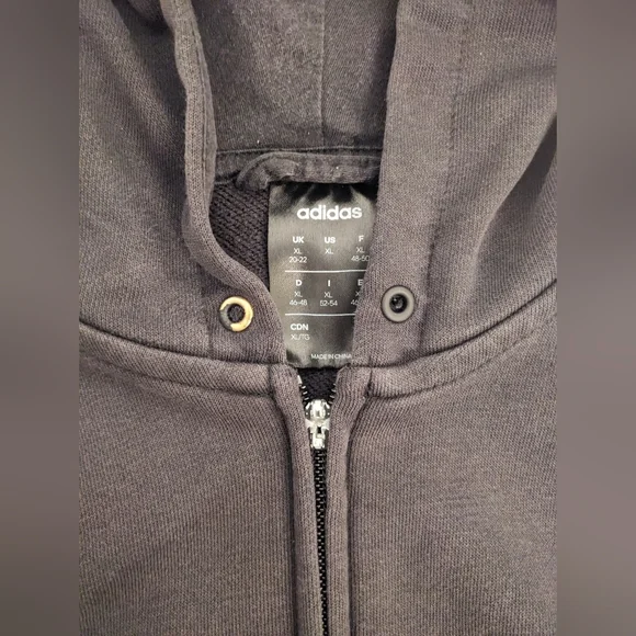 Adidas Black Zip-Up Hoodie - Picture 7 of 13